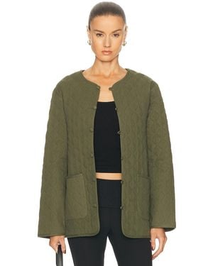 DONNI. The Quilted Loop Jacket - Green