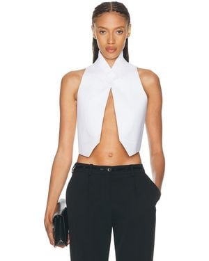 Tom Ford Poplin Petite Waistcoat - Blue