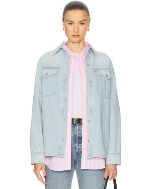 Agolde Rina Slim Shirt - Blue