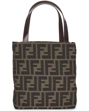 Fendi Zucca Mini Handbag - Black