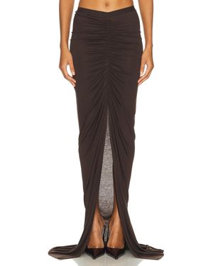 Rick Owens Poppy Skirt - Brown
