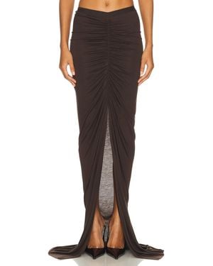 Rick Owens Poppy Skirt - Brown