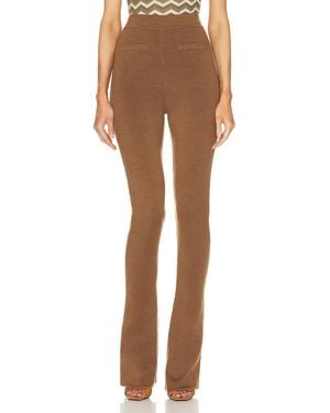 Saint Laurent Flare legging - Brown