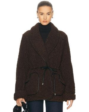 Jonathan Simkhai Kimia Tie Waist Jacket - Black