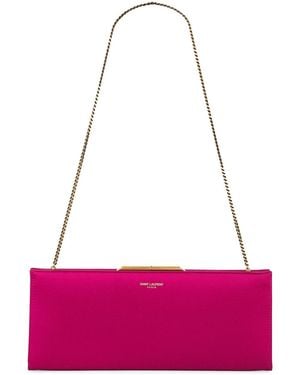 Saint Laurent Small Midnight Pochette - Purple
