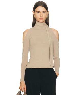 Mimchik For Fwrd Jean Scarf Top - Natural