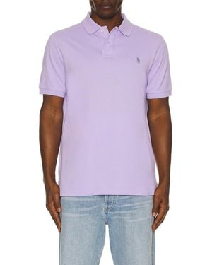 Polo Ralph Lauren Short Sleeve Mesh Polo - Purple
