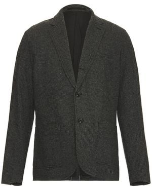 Club Monaco Wool Houndstooth Blazer - Black