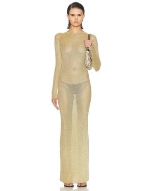 STAUD Nikitta Dress - Metallic
