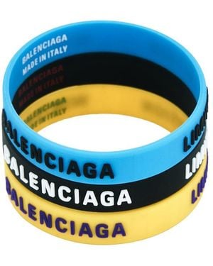 Balenciaga Limited Bracelet Set Of 3 - Blue