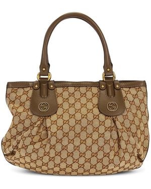 Gucci Scarlett Tote Bag - Brown