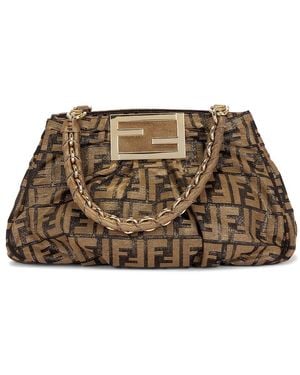 Fendi Zucca Mia Tote Bag - Brown