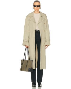 TOTEME Crisp Summer Trench Coat - White