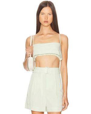 Matthew Bruch Structured Bandeau Crop Top - Multicolor