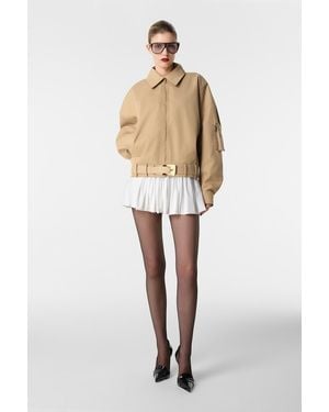 REVOLVE LOS ANGELES Nikki Bomber Jacket - Natural