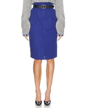 Helsa Paperbag Skirt - Blue