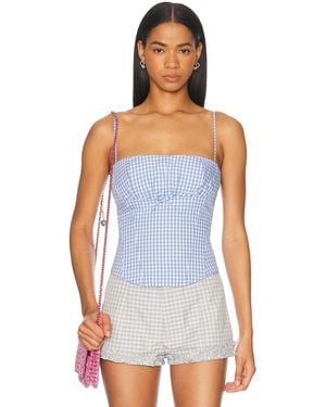 Sandy Liang Hotaru Top - Blue