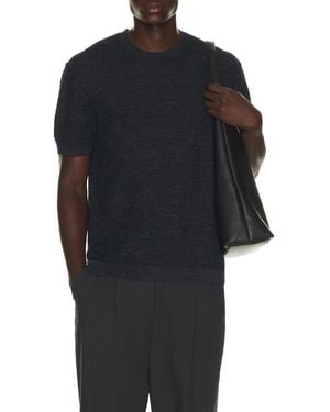 Theory Kolben Pacific Linen Tee - Black