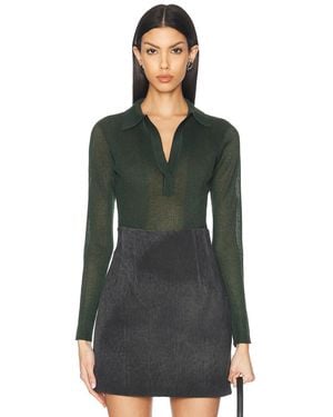 SER.O.YA Page Polo Top - Green
