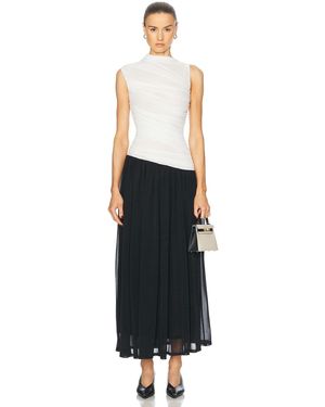 Nicholas Odila Sleeveless Twisted Maxi Dress - White
