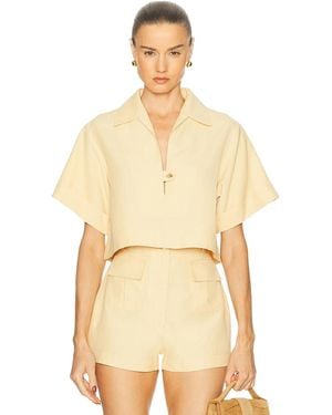 Matthew Bruch Popover Shirt - Natural