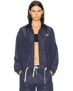 Miu Miu Tela Tec Jacket - Blue