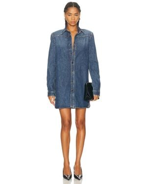 Haikure Sue Shirt Dress - Blue