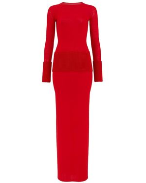 Alaïa Bodycon Dress - Red