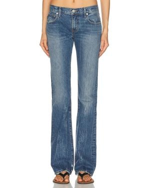 ÉTERNE Low Rise Bootcut Leg - Blue