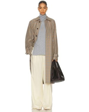 FRAME The Plaid Mac Coat - White