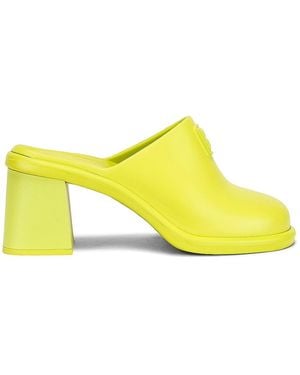 Miu Miu Soft Mules - Yellow