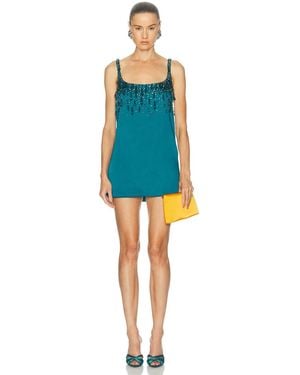 retroféte Jinori Crystal Dress - Blue