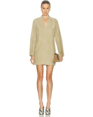 SRG Tanya Suede Dress - Natural