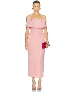 Magda Butrym Strapless Midi Dress - Pink