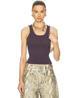 Acne Studios Kombo Gummy Tank Top - Blue