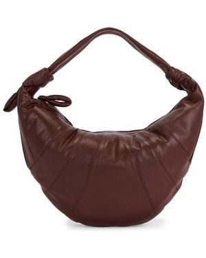 Lemaire Fortune Croissant Bag - Brown