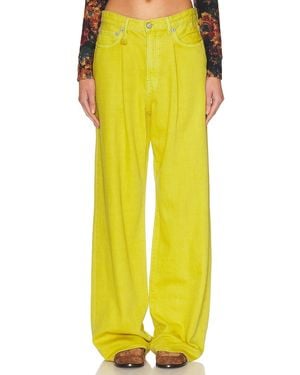 R13 Damon Wide Leg - Yellow