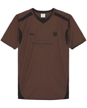 Vetements Trademark Football Jersey - Brown