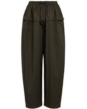 Alaïa Alaϊa Peplum Pant - Green