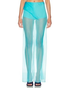 SEV Draped Skirt - Blue