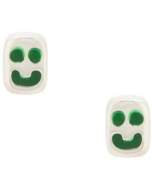 MAPLE Smiley Earrings - Green