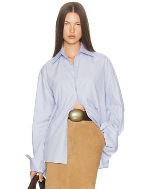 Helsa Classic Oversized Shirt - Blue