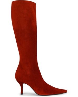Magda Butrym Knee High Boot - Red