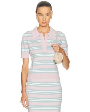 AKNVAS Emma Polo Top - White