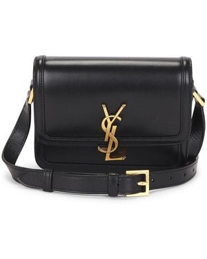 Saint Laurent Small Solferino Satchel Bag - Black