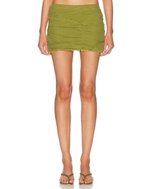 STAUD Nicola Skirt - Green