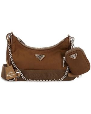 Prada Re-Nylon Re-Edition 2005 Shoulder Bag - Brown