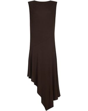 Alaïa Alaïa Alaϊa Backless Dress - Brown