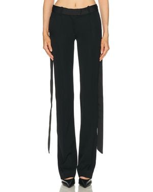 The Attico Long Suit Pant - Black