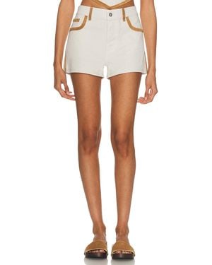 Miu Miu Denim Short - White
